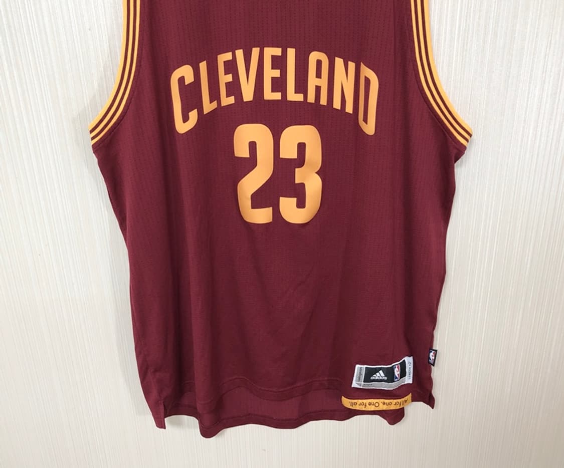 NBA 아디다스 클리블랜드캐벌리어스 스윙맨져지 2XL #23 르브론 상품이미지3