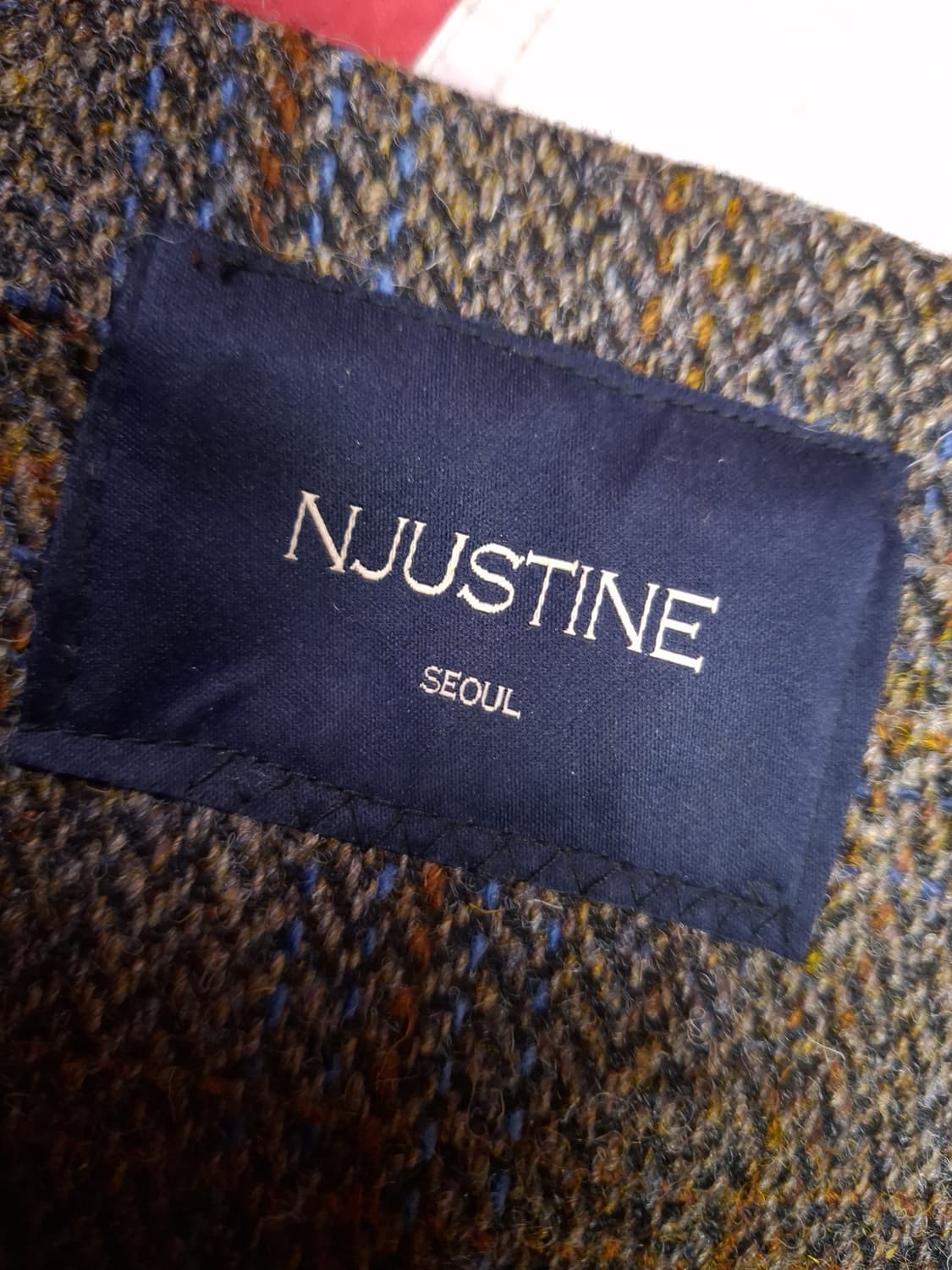 새제품 서스펜더 울 리얼레더 베스트 상품이미지2