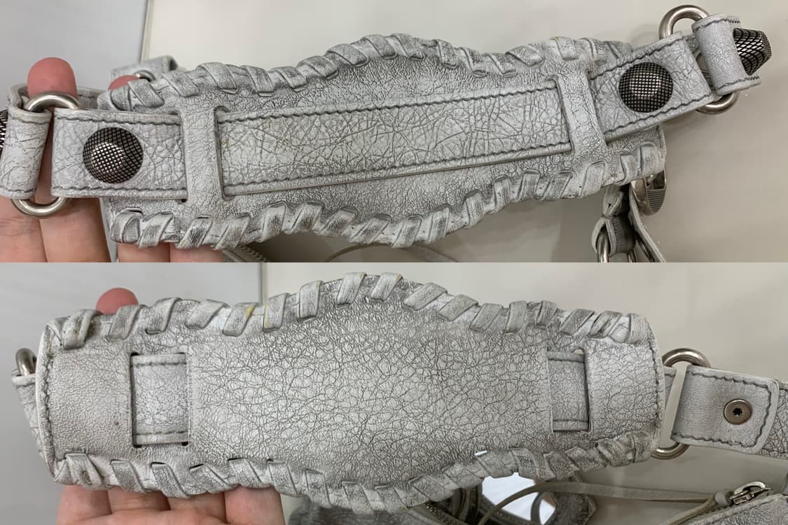 [XS]발렌시아가 르카골 숄더백 더티이펙트 화이트 가방 크로스백 엑스스몰 상품이미지6