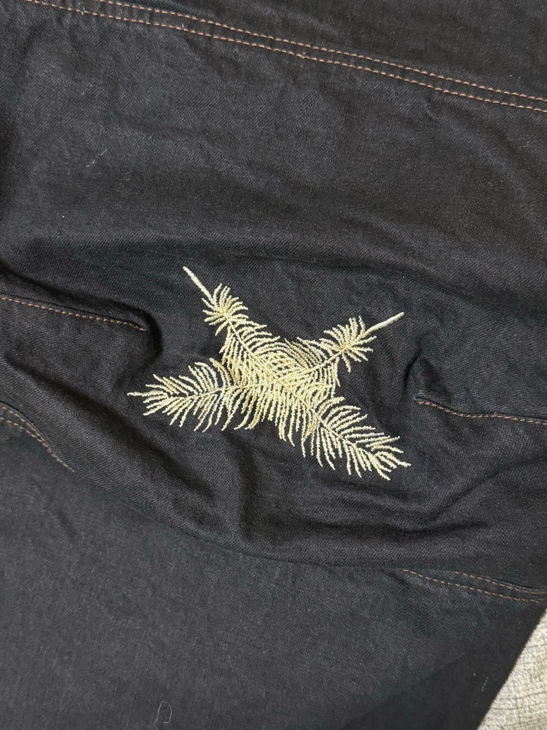 아오이로 오오키 생지 데님팬츠 1사이즈 1회착 상품이미지5