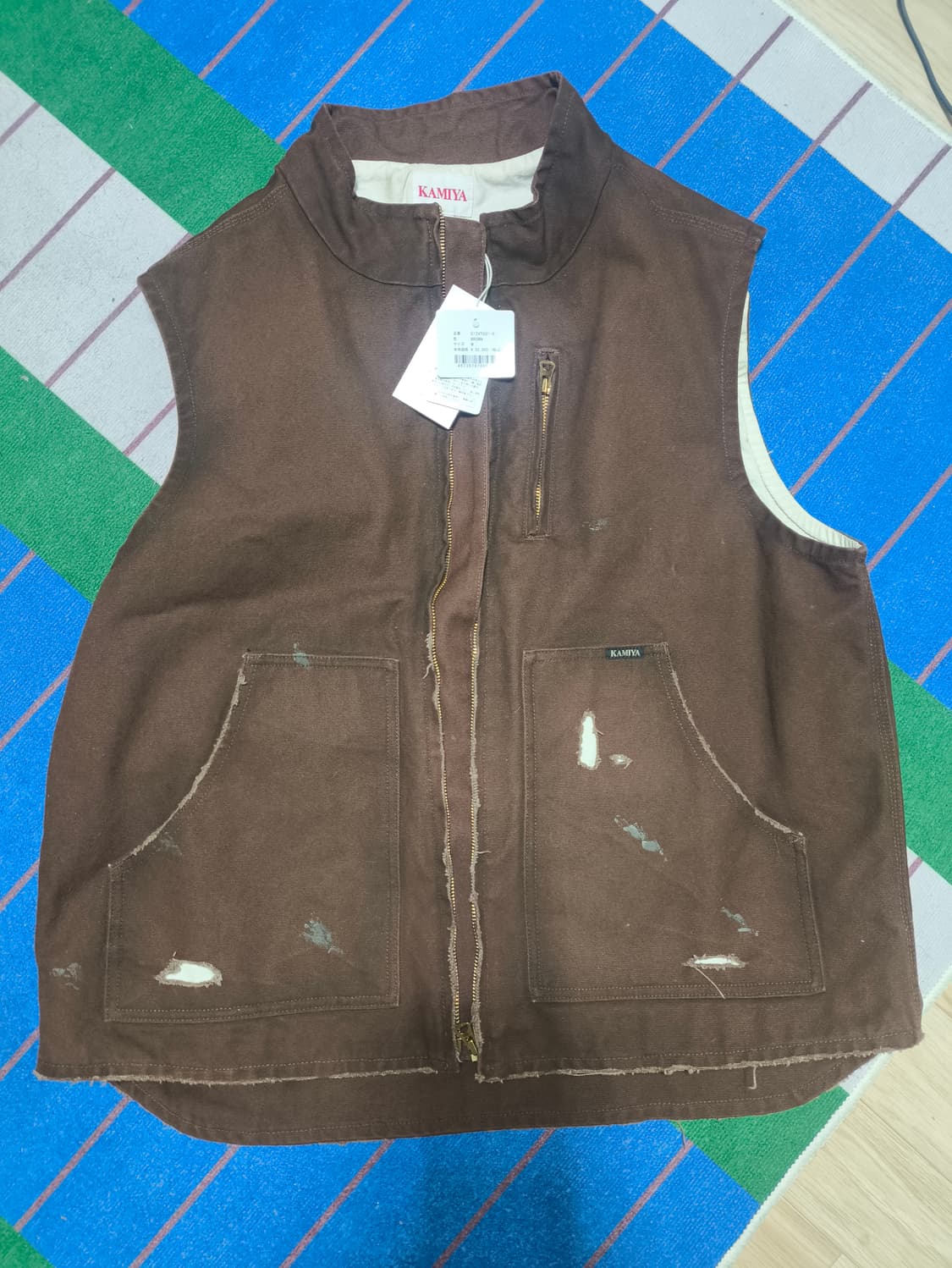 Kamiya boro vest M 상품이미지6