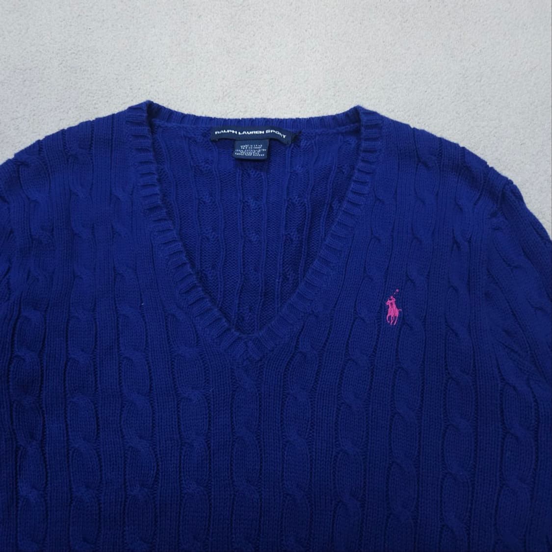 폴로 랄프 로렌 여성 케이블 니트 XL 상품이미지2