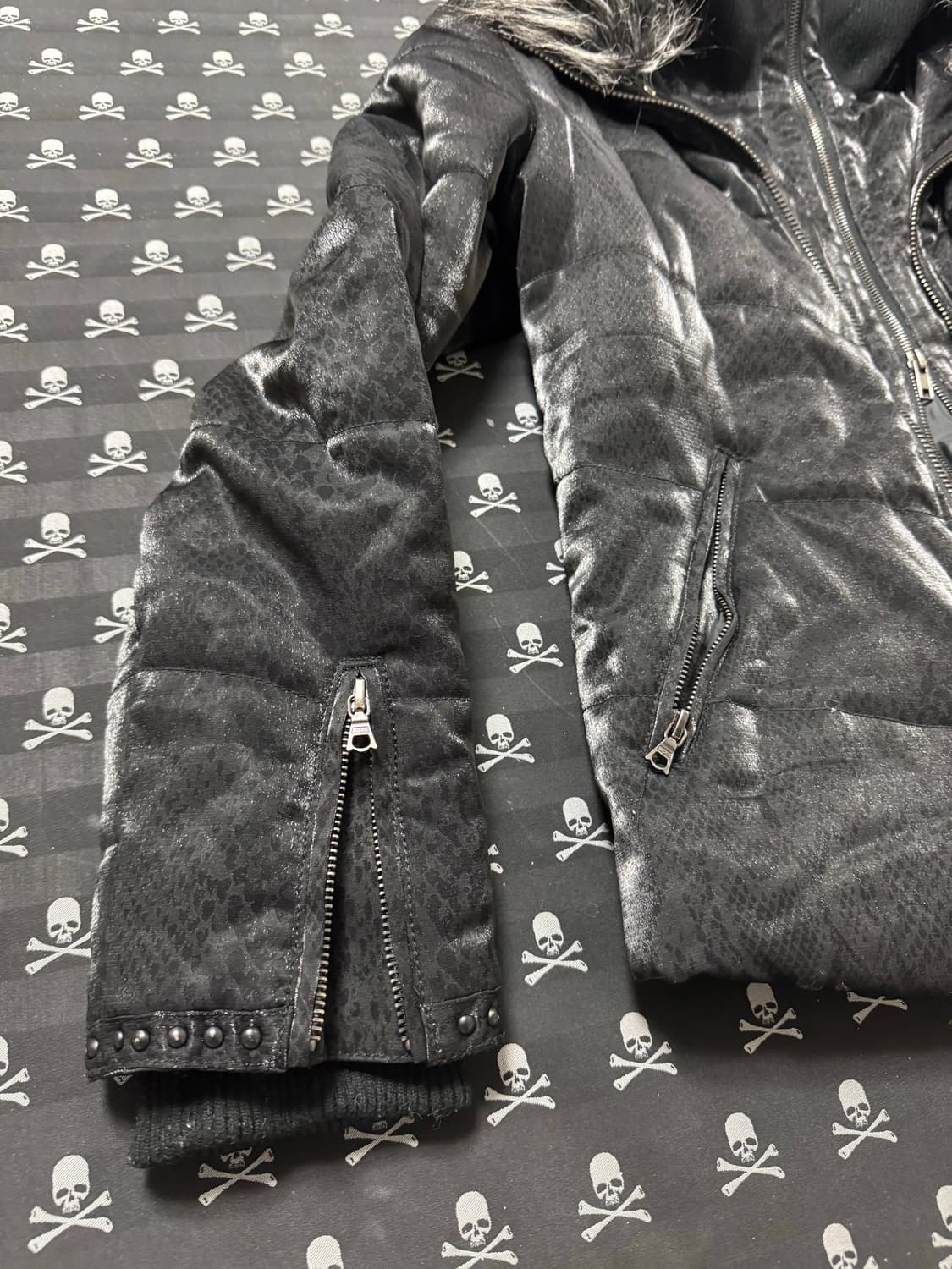 “Midas” Python Fur jacket 상품이미지6