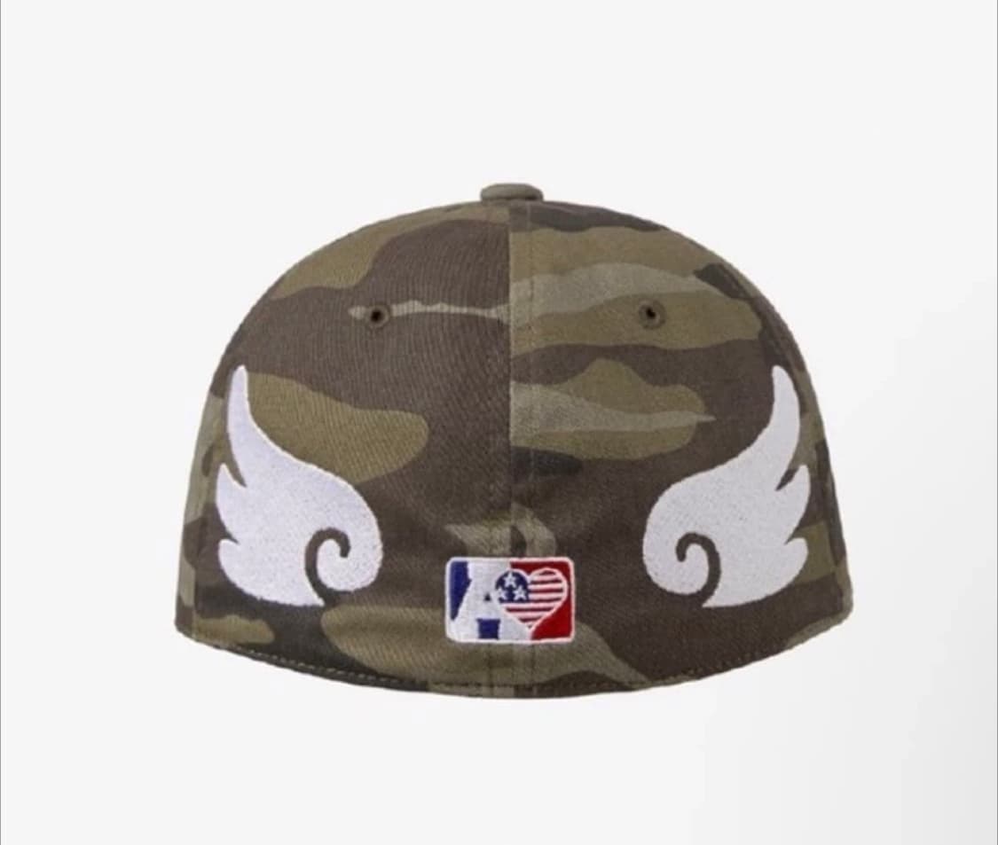 aeae 에이이에이이 심볼 엔젤 윙 카모 볼캡 상품이미지2