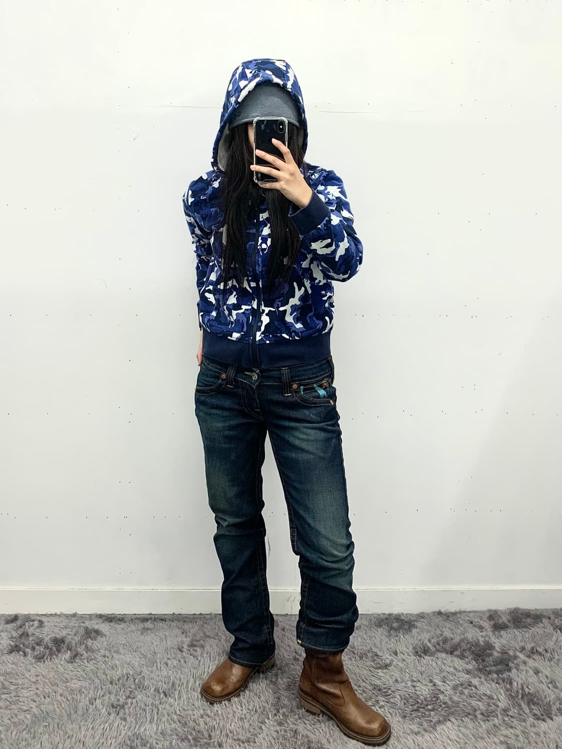 폴로 랄프로렌 포니 카모 후드집업 상품이미지3