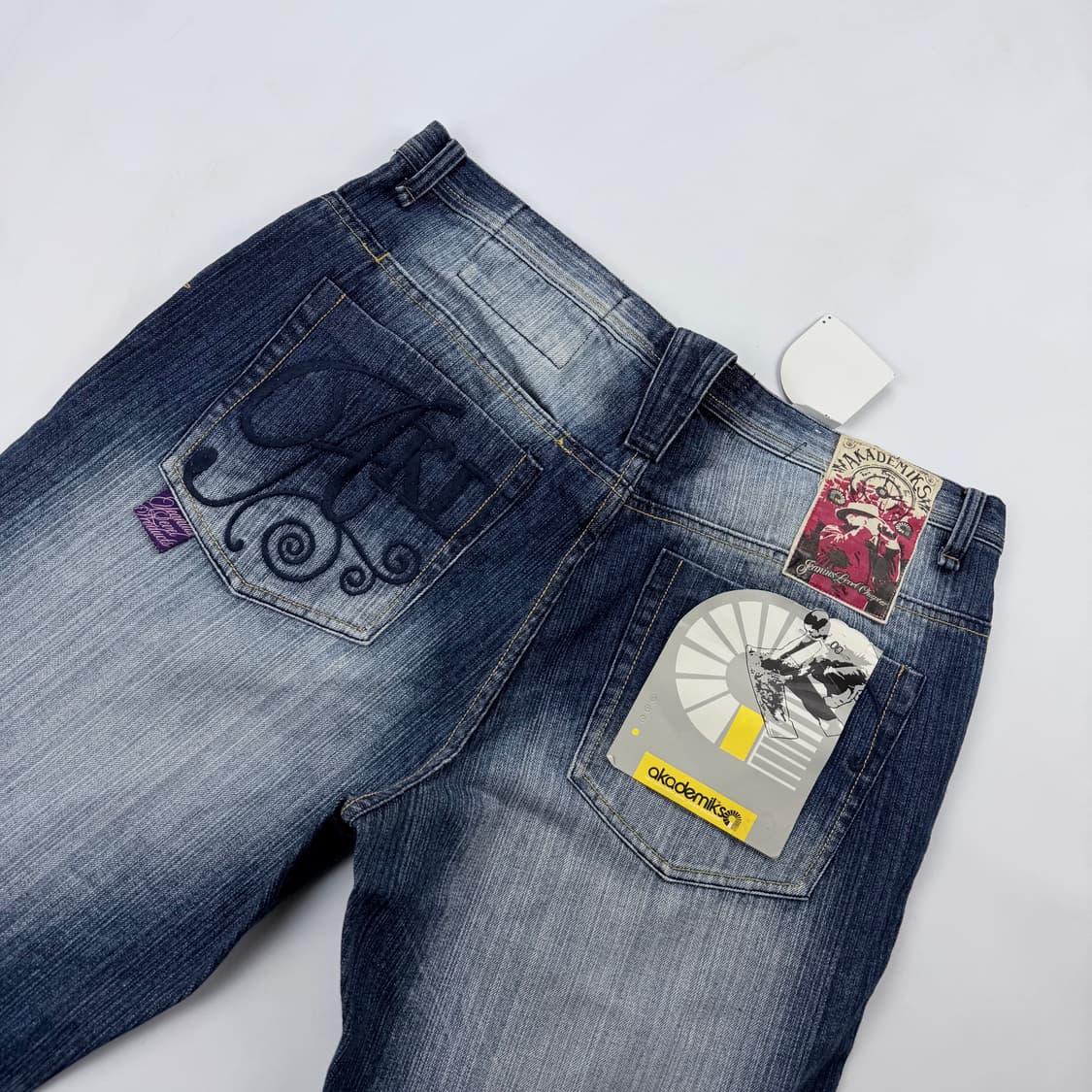 Akademiks 자수패치 올드스쿨 버뮤다 데님팬츠 상품이미지7