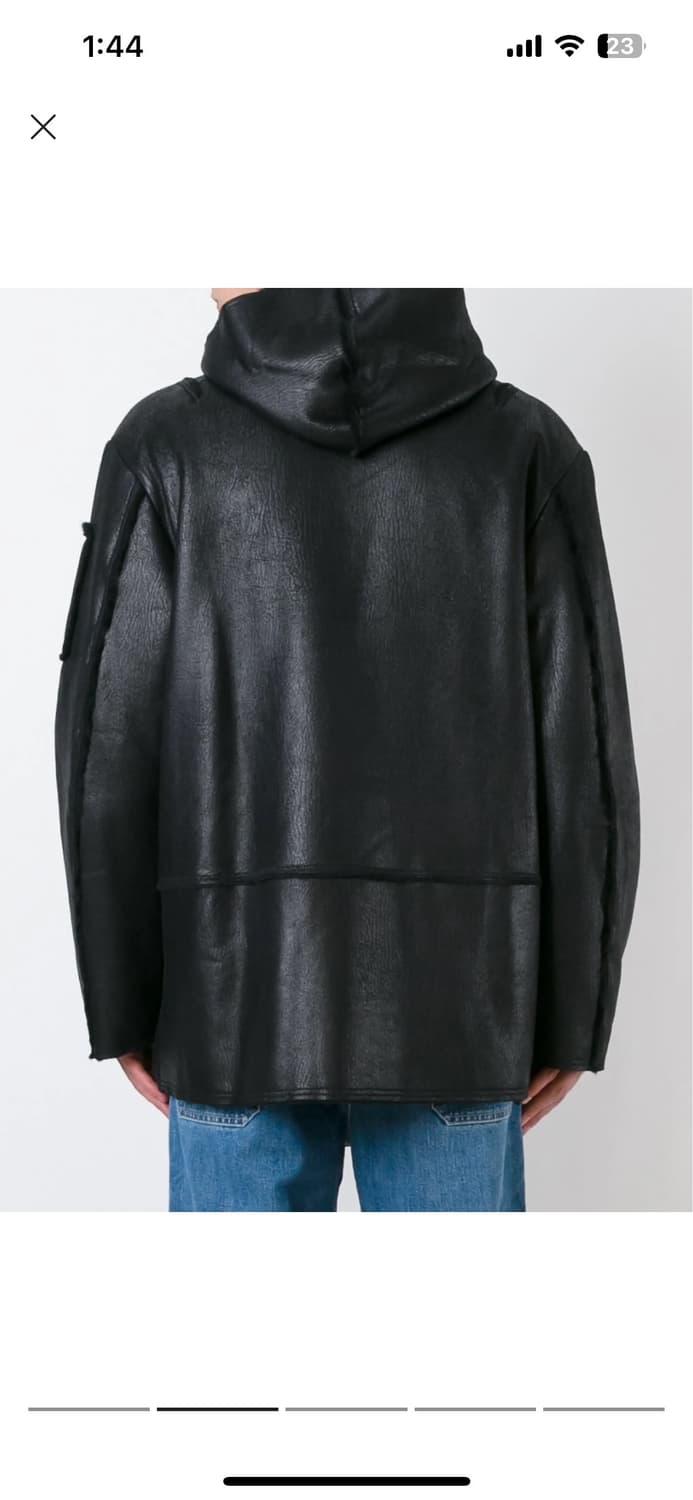 고샤 루브친스키 인조 레더 퍼 후드 자켓 상품이미지4