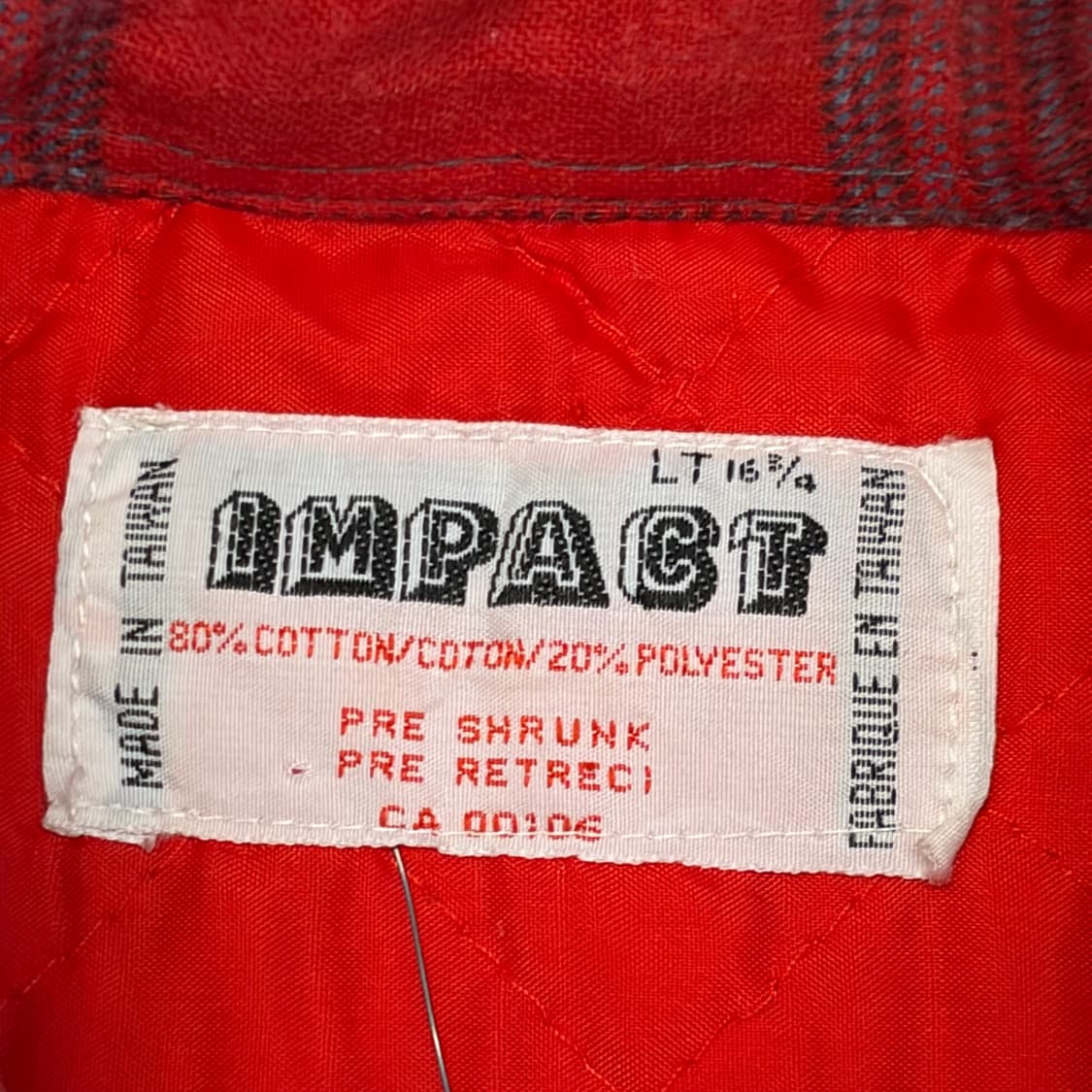 90s 미국 빈티지 에스티존스베이 패딩 체크셔츠 상품이미지5