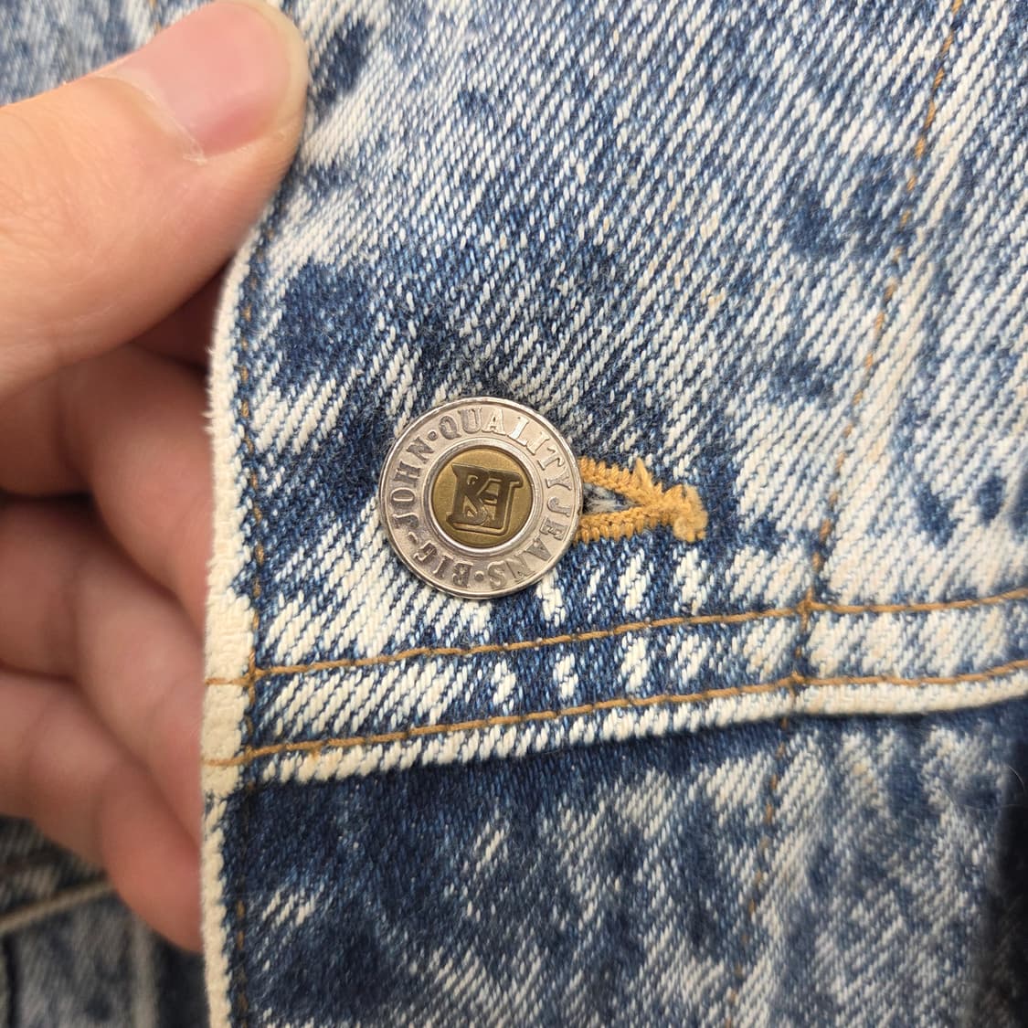 빅존 청 데님 워싱 자켓 남L 상품이미지4