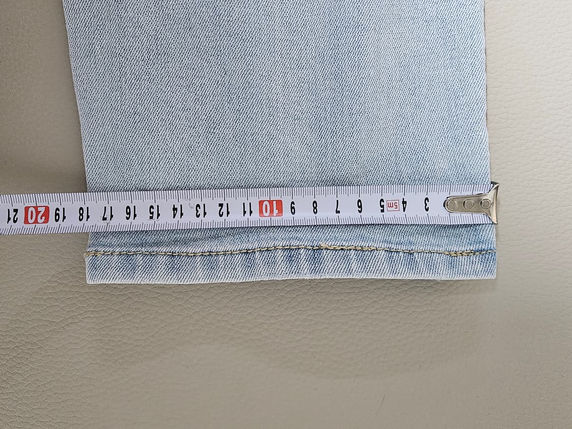 에피그램 청바지 썸머 인디고 배기핏 (연청색) 상품이미지5