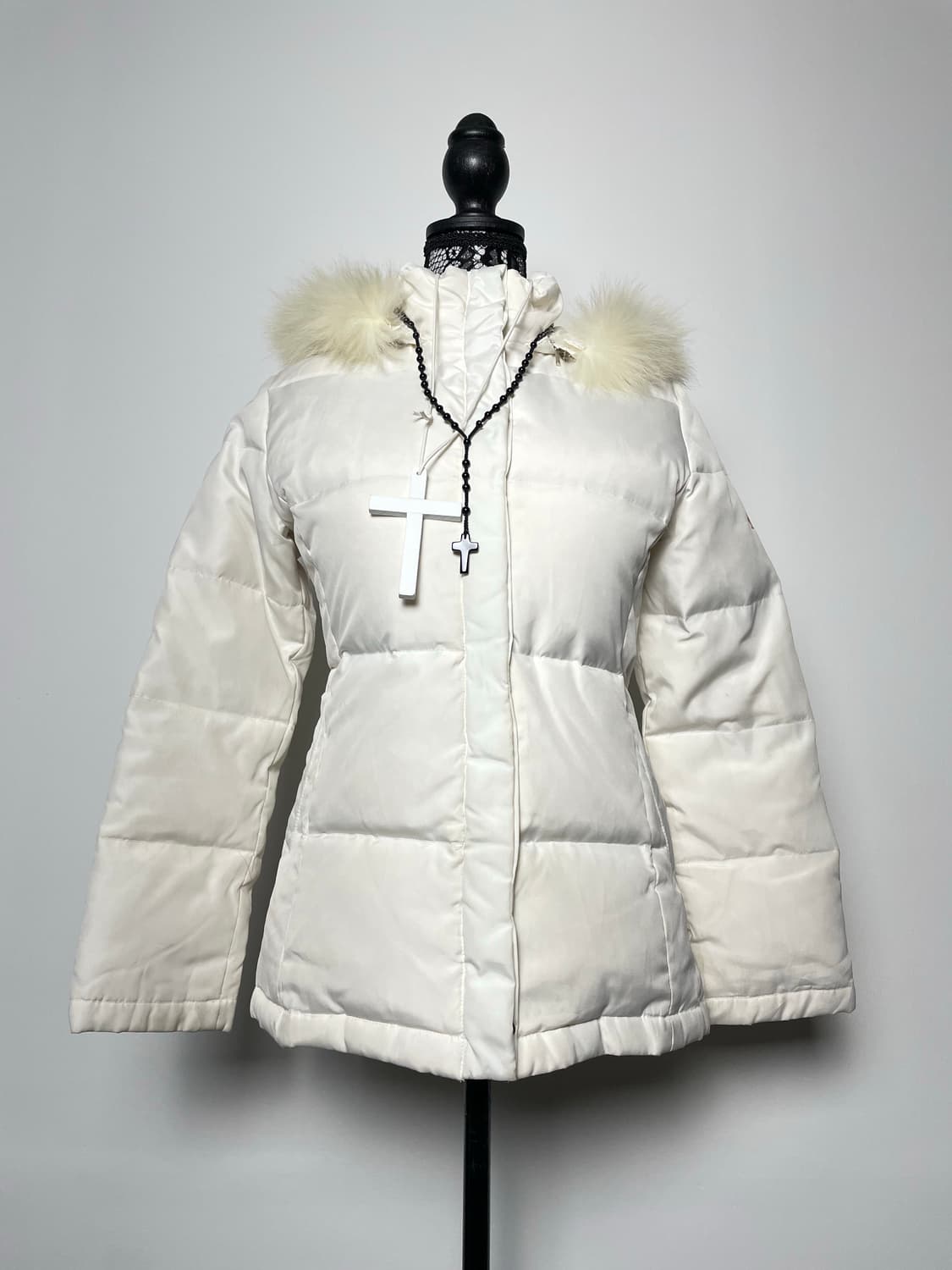 LIZ LISA 리즈리사 화이트 크림 아이보리 패딩 상품이미지5