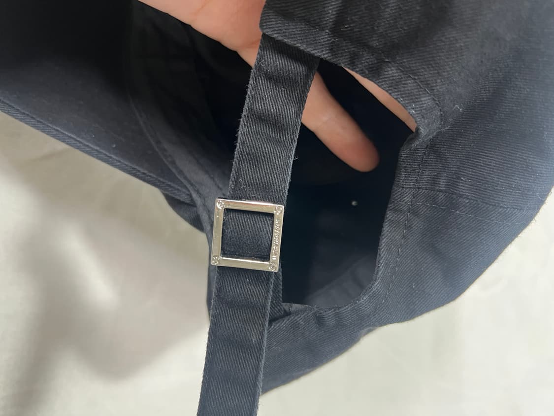 Wooyoungmi Paris Logo Ball Cap - Black 상품이미지5