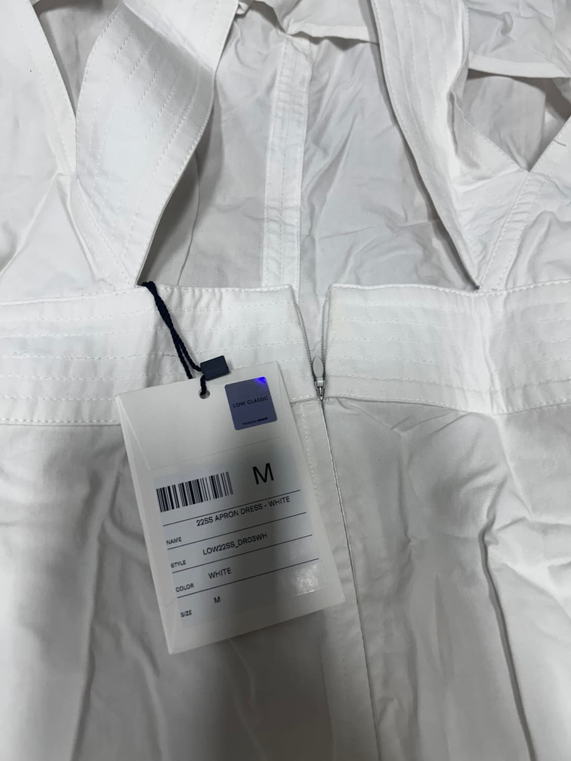 (새상품, 택o) 로우클래식 APRON DRESS 화이트 M  상품이미지7