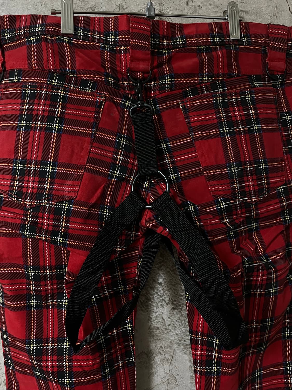 넘버나인 아카이브 본디지 플레이드 체크바지 상품이미지6