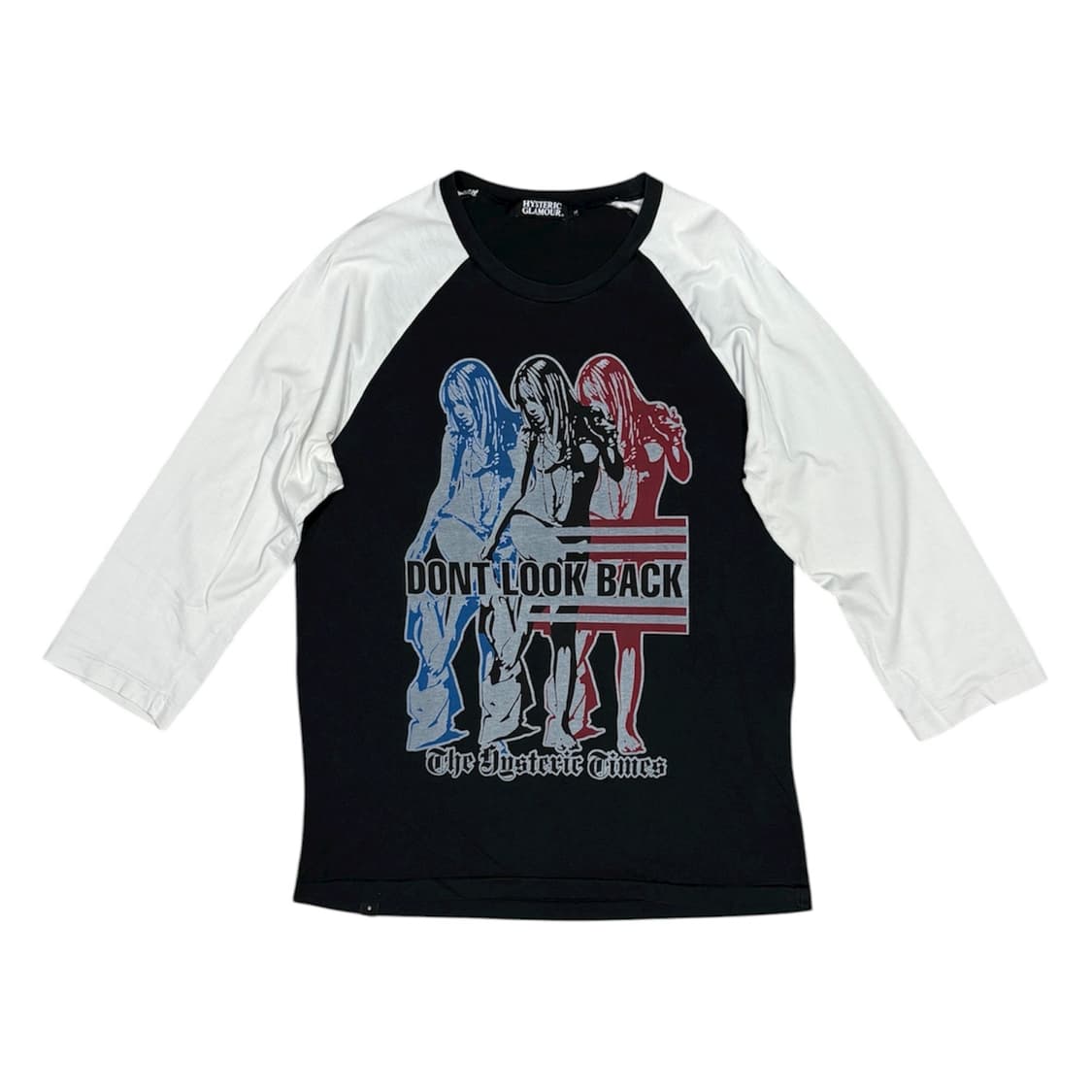 히스테릭 글래머 아카이브 히스걸 라글란 7부 롱슬리브 티셔츠 상품이미지1