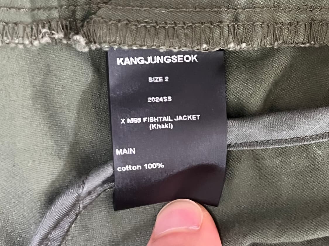 Kangjungseok 강정석 M65 FISHTAIL X JACKET 상품이미지6