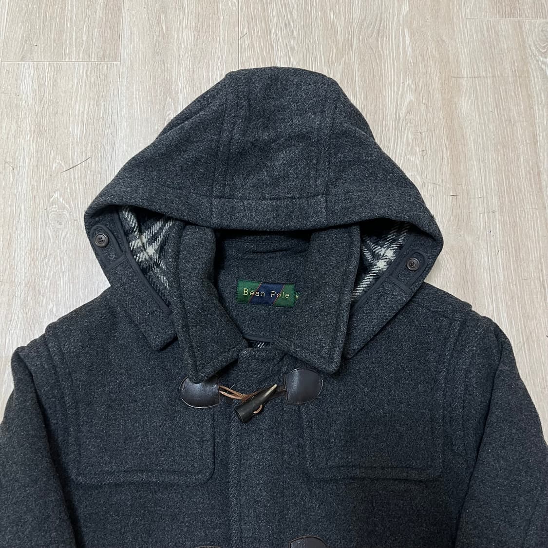 빈폴 남성 클래식 더플 모직 후드 떡볶이코트 L(100) 상품이미지4