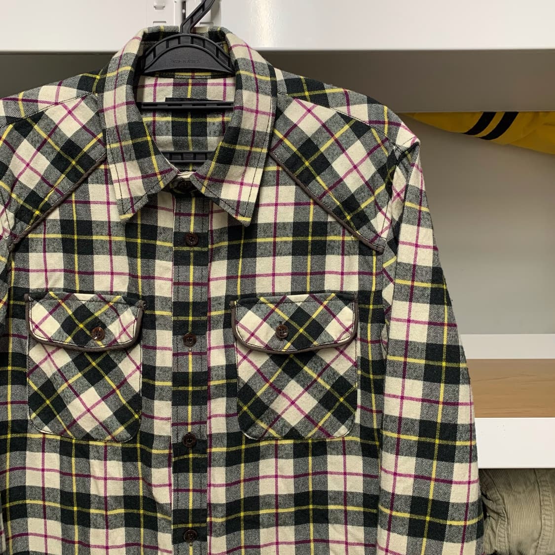[M] EDWIN 멀티체크 플란넬 셔츠 상품이미지1