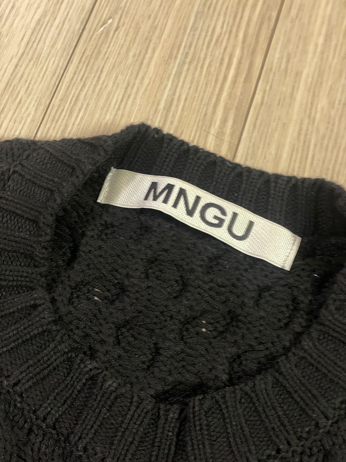 MNGU 케이블니트 m 상품이미지1