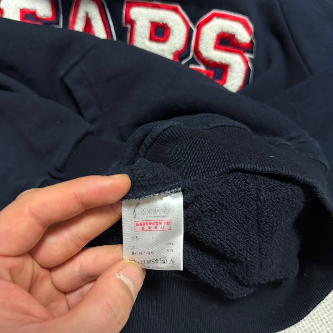 두산 베어스 빅로고 후드티 상품이미지3