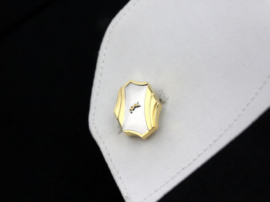 입생로랑 A등급 5cm 남자 명품 넥타이핀 커프스 세트 상품이미지9