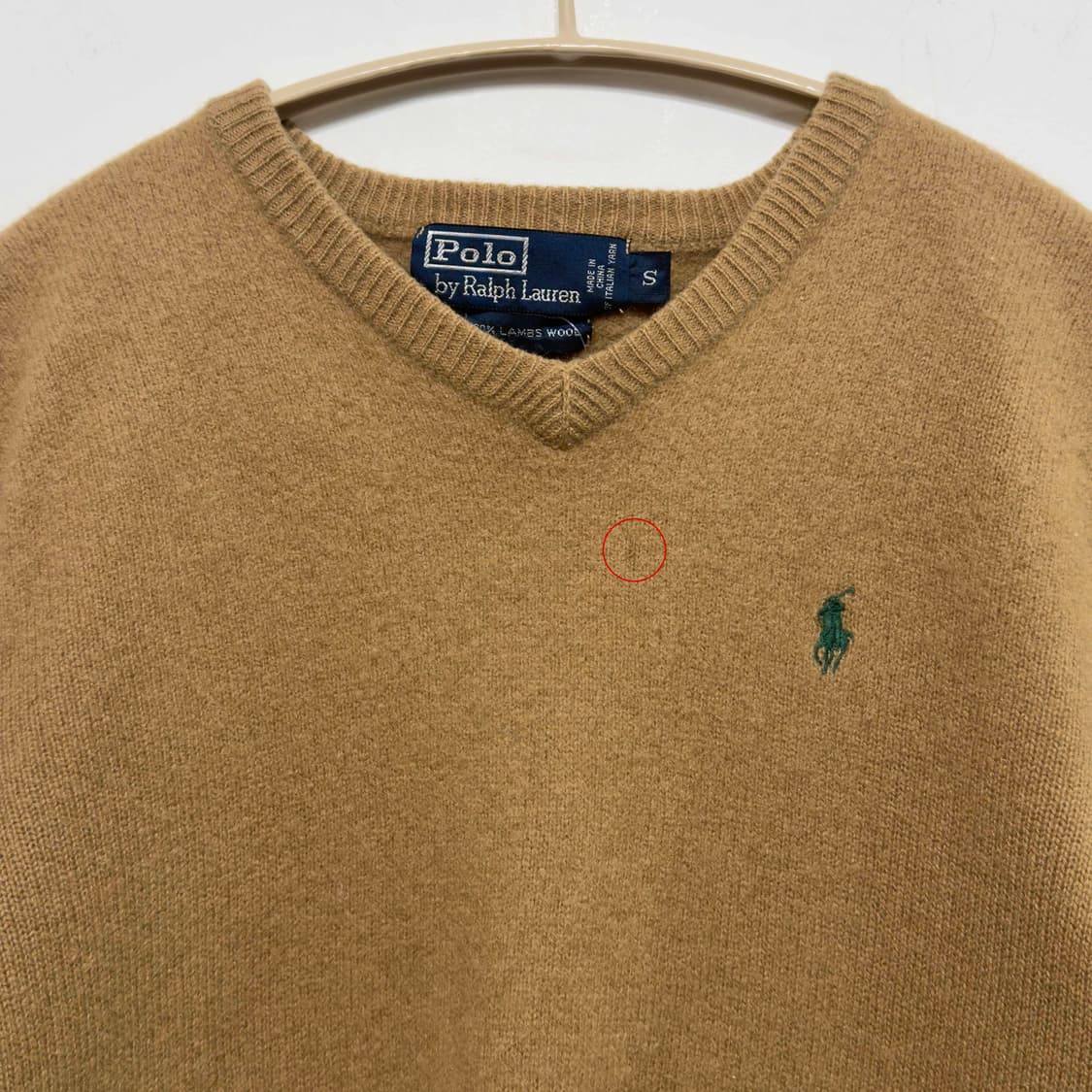 폴로 랄프로렌 램스울 브이넥 니트 상품이미지2
