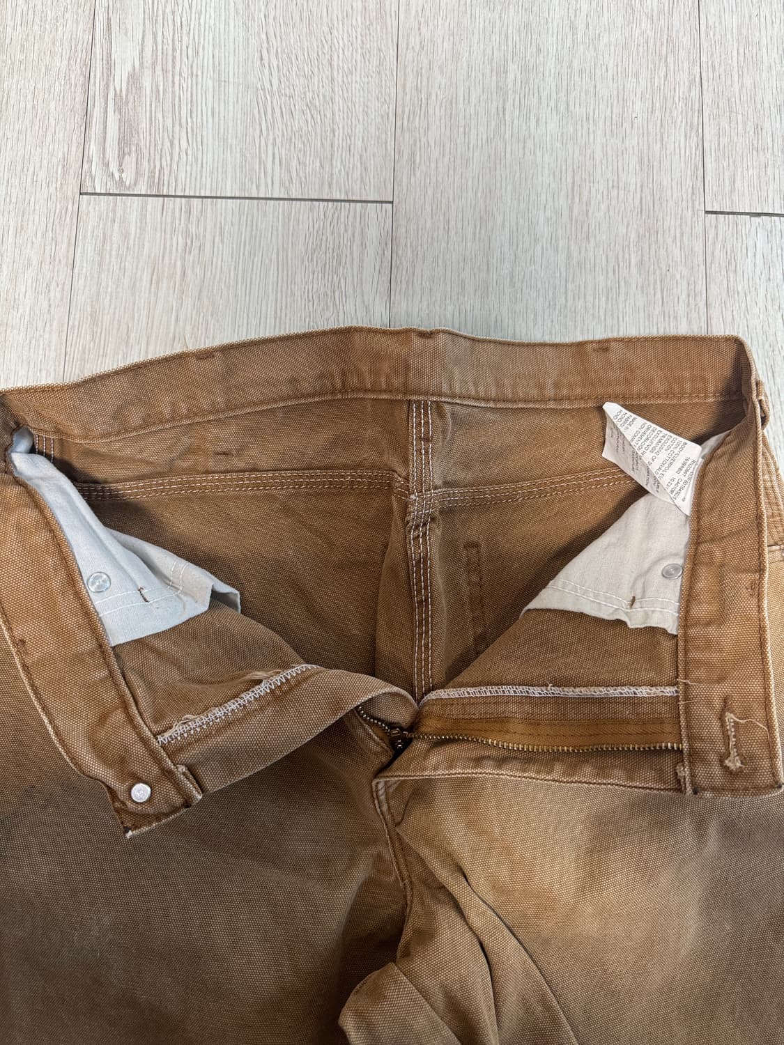 디키즈 빈티지 카펜터 32x34 칼하트브라운 색상 상품이미지4