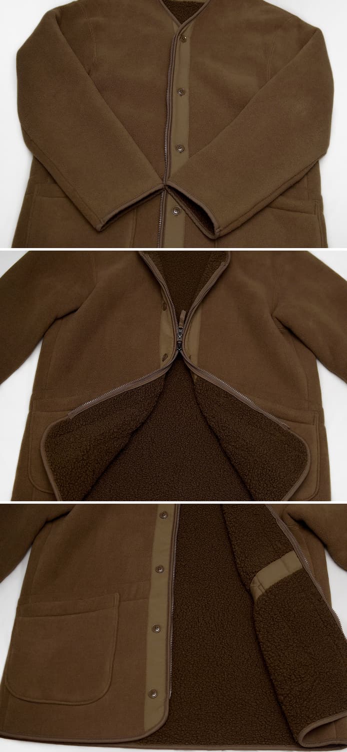 엔지니어드 가먼츠 x 유니클로 논카라 후리스 자켓 (L / 105+) 상품이미지6