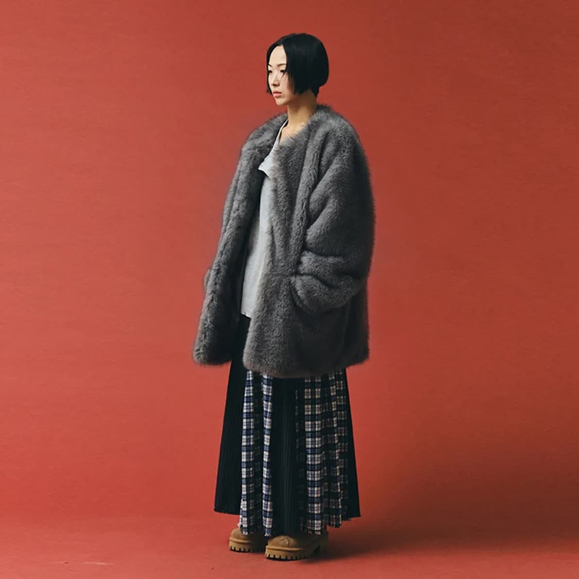 Plzproject middle fur jacket 퍼자켓 상품이미지3