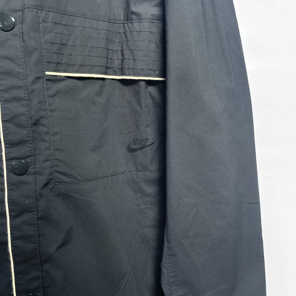 나이키 스타일 에센셜 우븐 나일론 버튼 자켓 상품이미지3