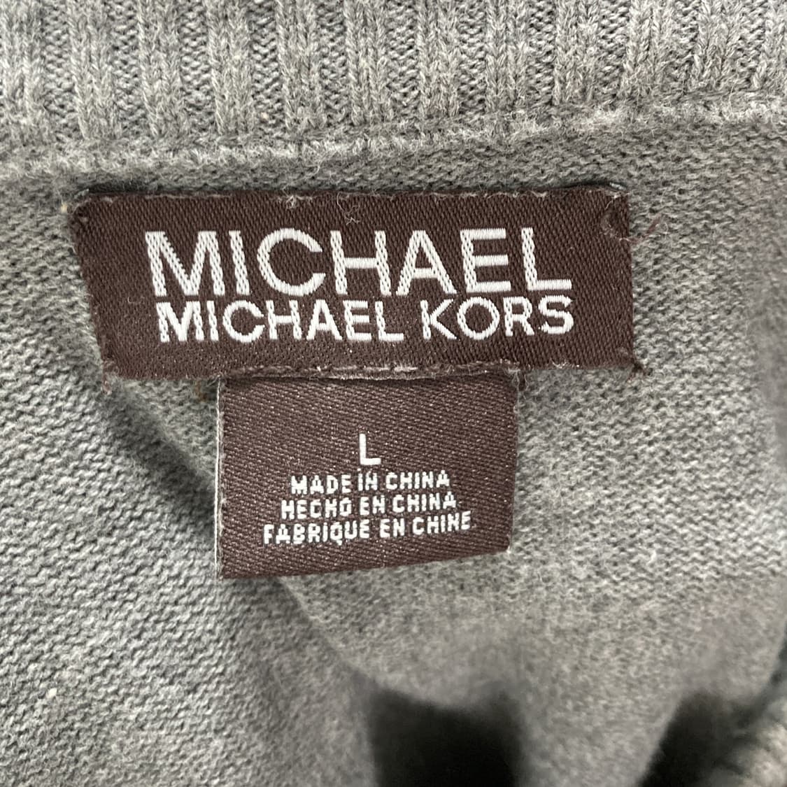 마이클코어스 남성코튼니트티셔츠 그레이 105 상품이미지4