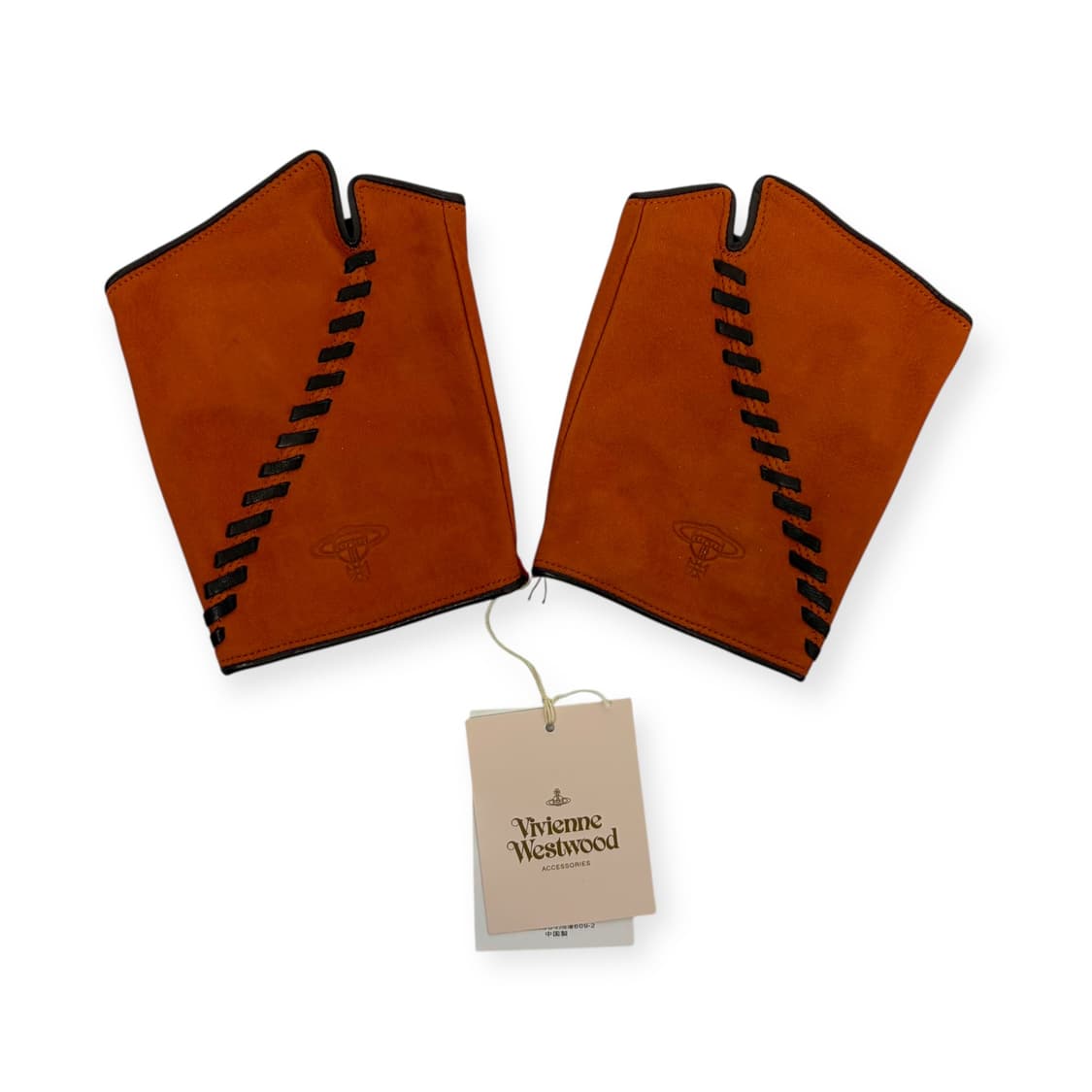 데드스탁 비비안웨스트우드 오브 핑거리스 워머 장갑 상품이미지1