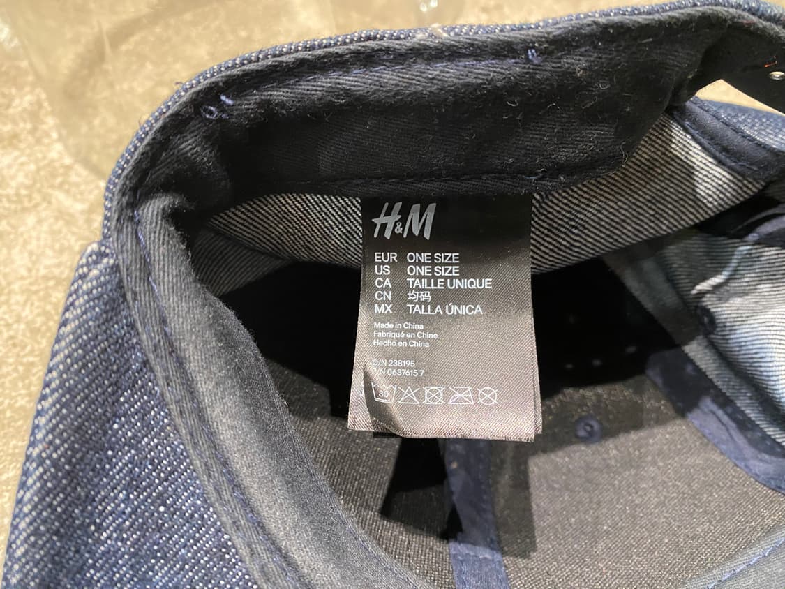 H&M 데님 스냅백 상품이미지6