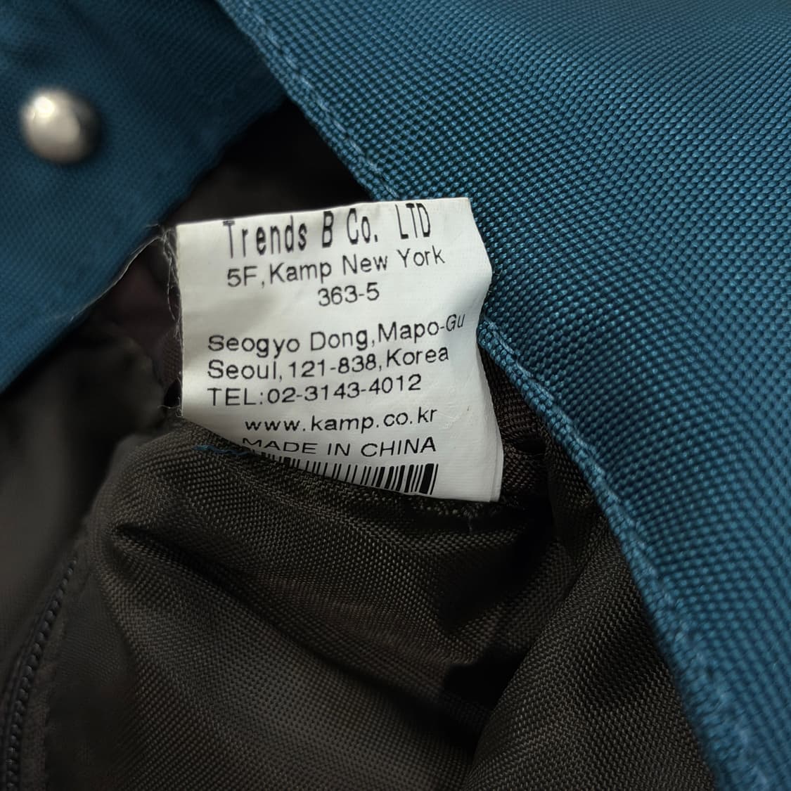KAMP 캠프 빈티지 Y2K 버클 미니백팩 가방 블루 상품이미지5
