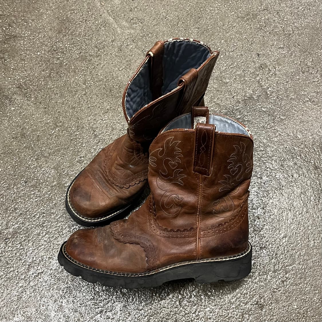 빈티지 새들 웨스턴 부츠 (265) 상품이미지1