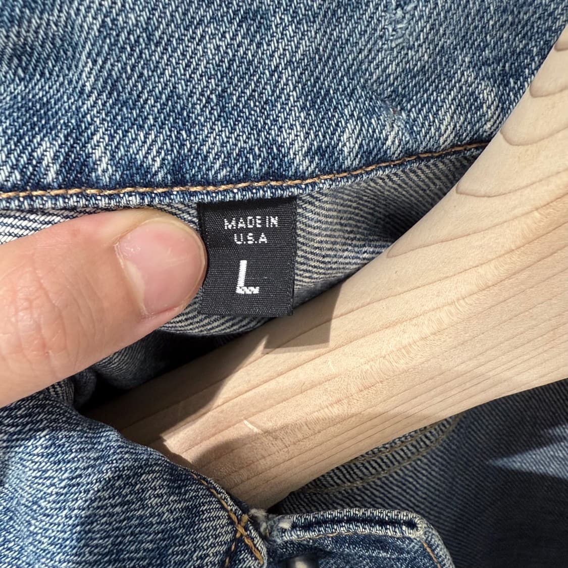L / 톰포드 워시드 데님 트러커 청자켓 상품이미지5