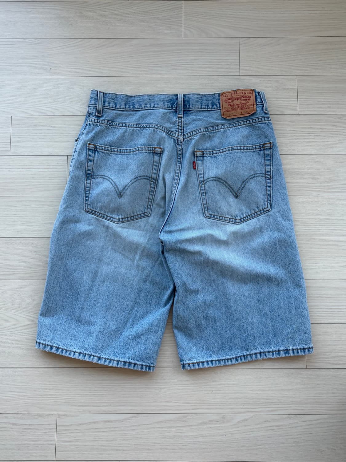 00 s Levis 빈티지 리바이스 569 데님 쇼츠 32 상품이미지3