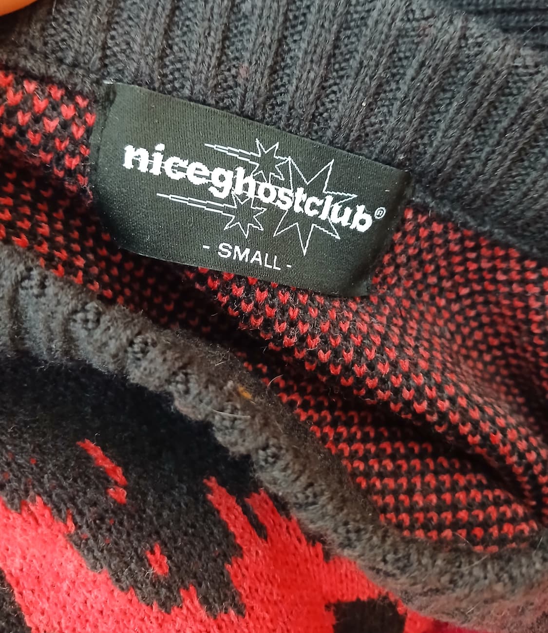 나이트고스트클럽 데빌 니트 S 고스펑크룩 상품이미지2