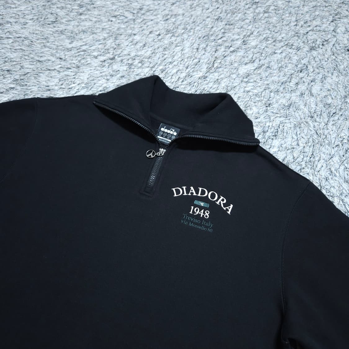 디아도라) M 남자 오버핏 하프집업 기모맨투맨 / 왕눈이샵 상품이미지4