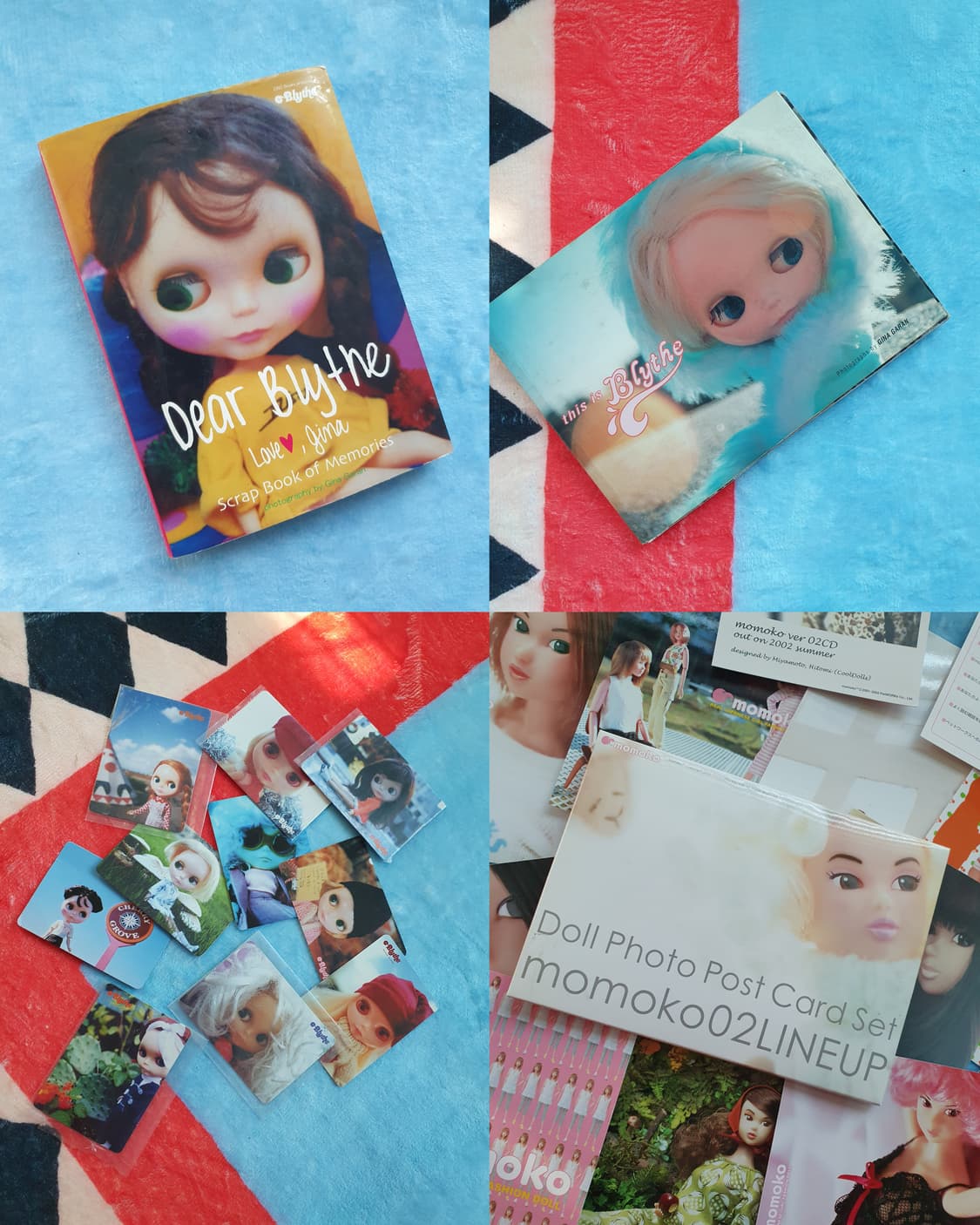 블라이스 지나개런 사진앨범  &컬렉션 카드 & 모모꼬  엽서 상품이미지1