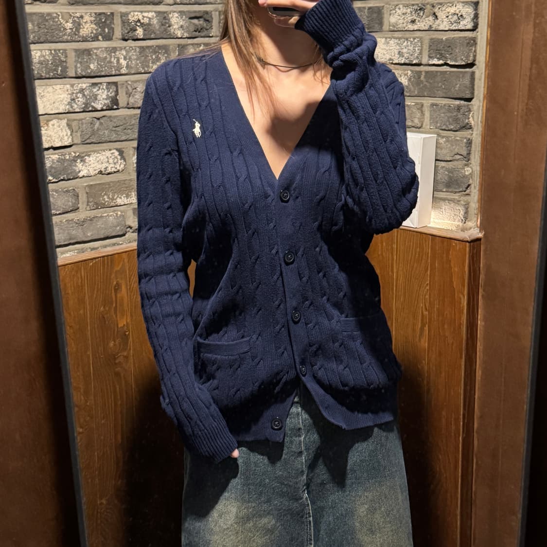 M) 폴로 랄프로렌 코튼 케이블 꽈배기 가디건 상품이미지9
