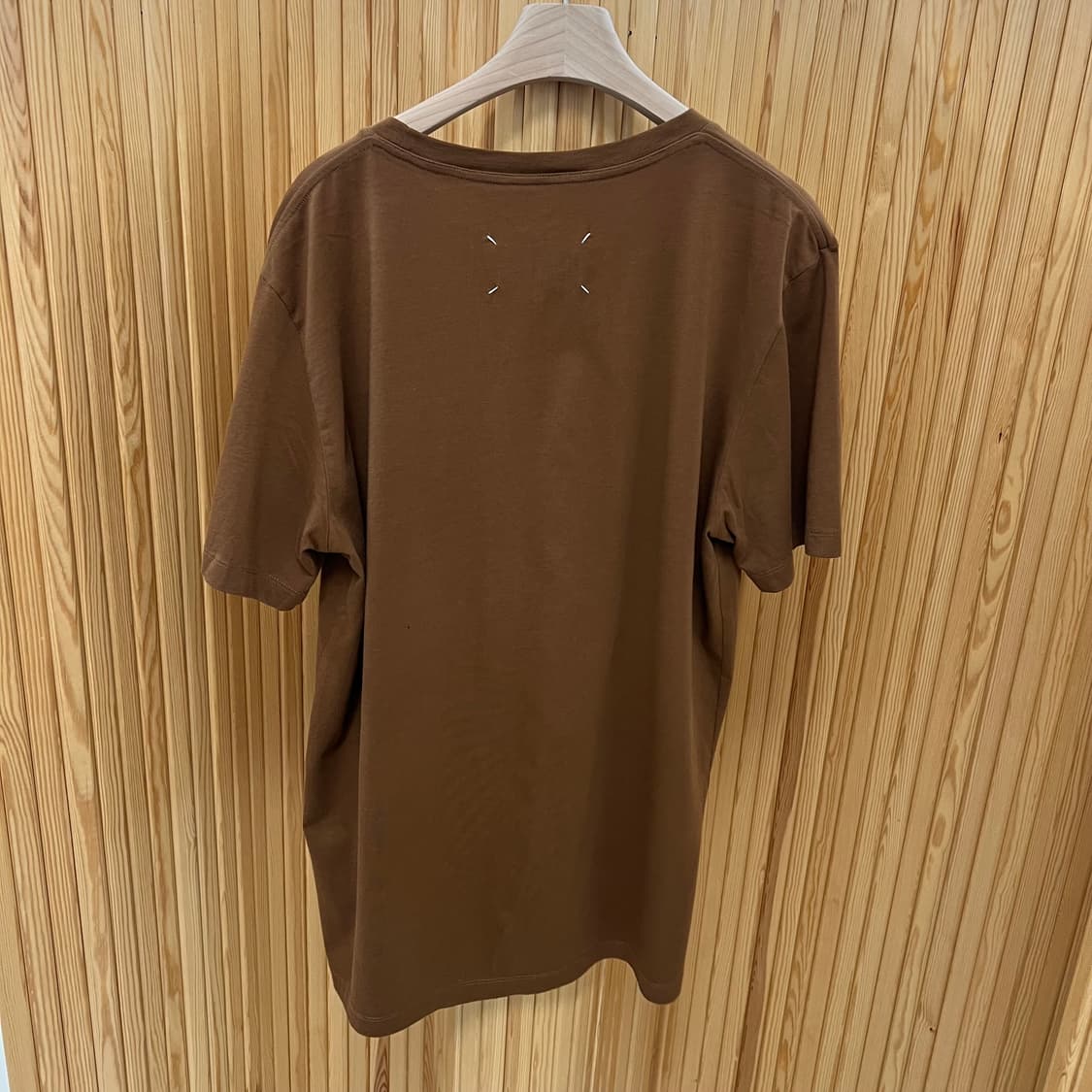 [L] 마르지엘라 티셔츠 브라운 상품이미지3