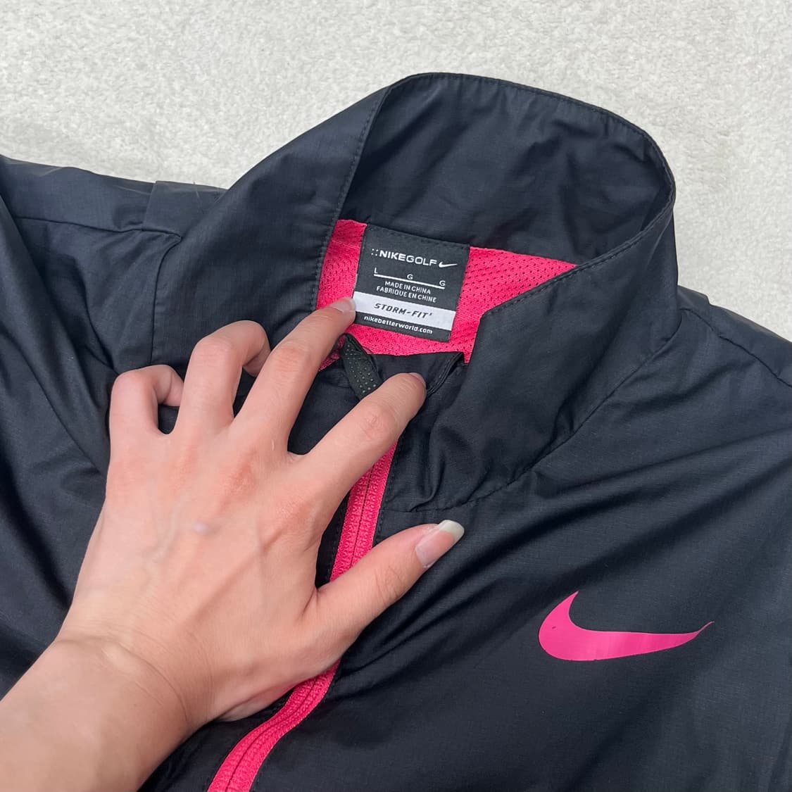 Nike black 2way windbreak jacket 상품이미지6