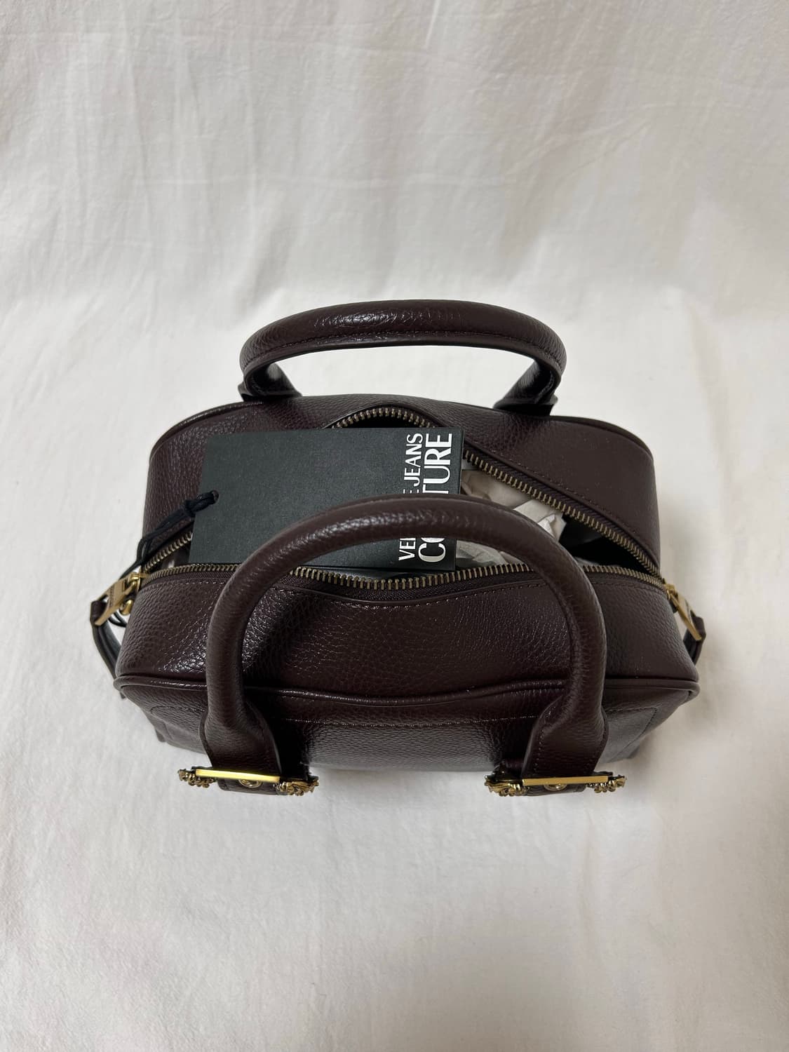 베르사체 진 쿠튀르 미니 보스턴백 브라운 상품이미지9