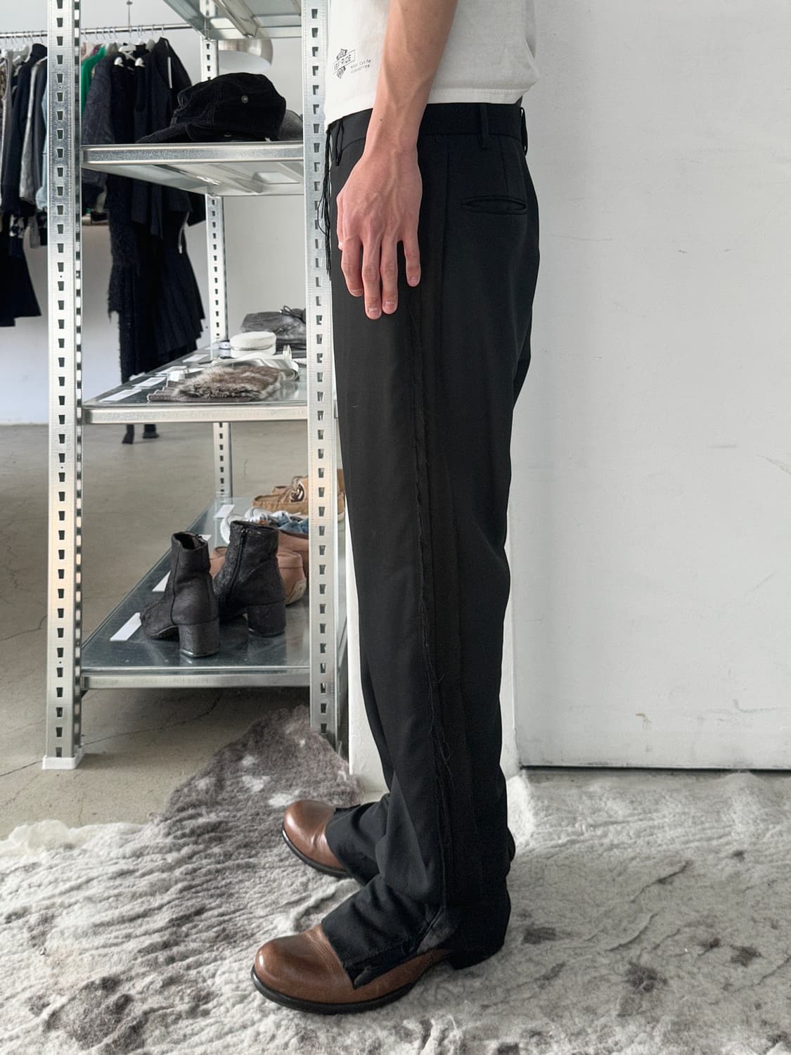 미도리카와 로우컷 플레어 슬랙스 상품이미지2