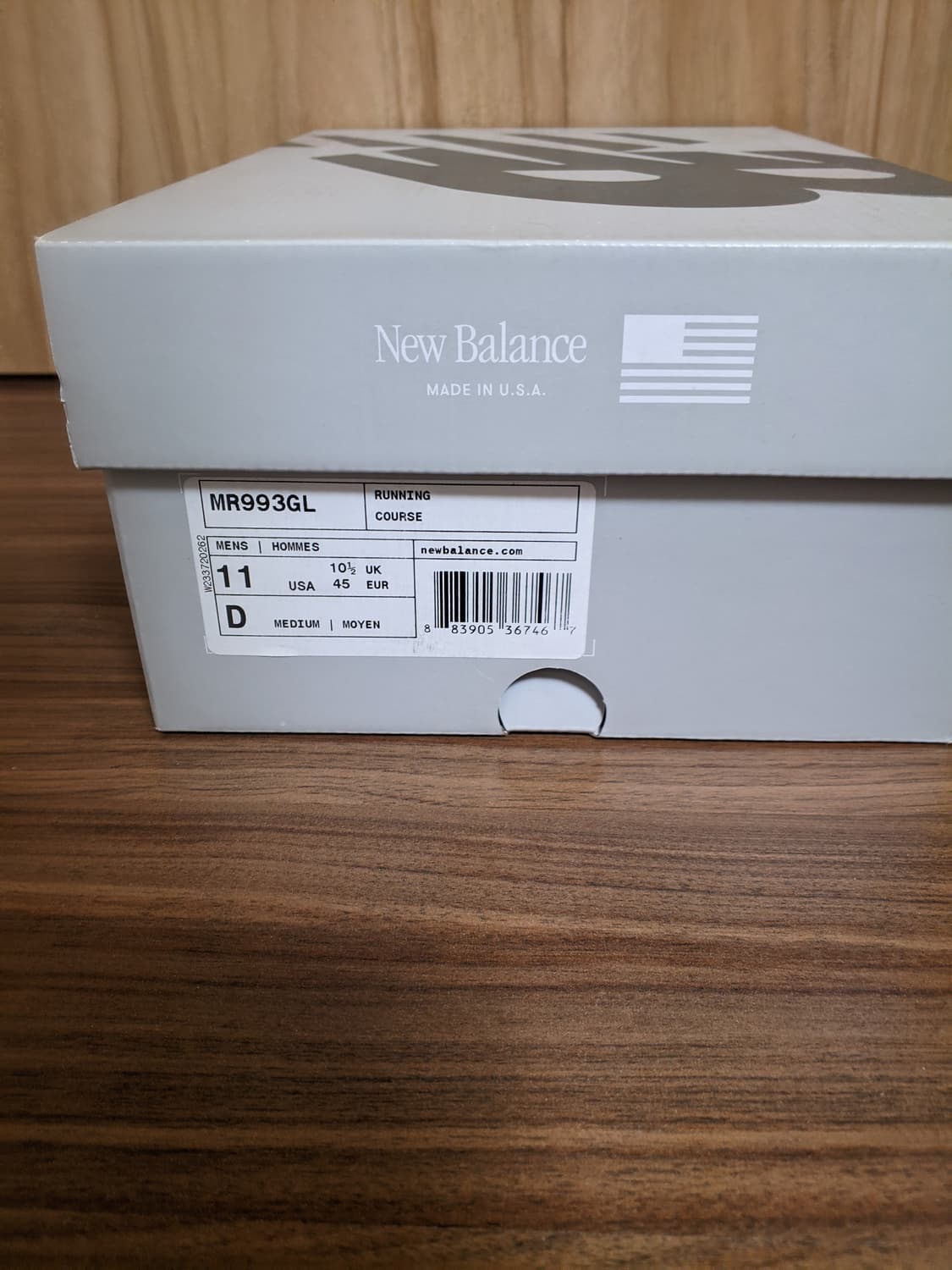 뉴발란스 993 그레이 290사이즈 팝니다. 상품이미지1