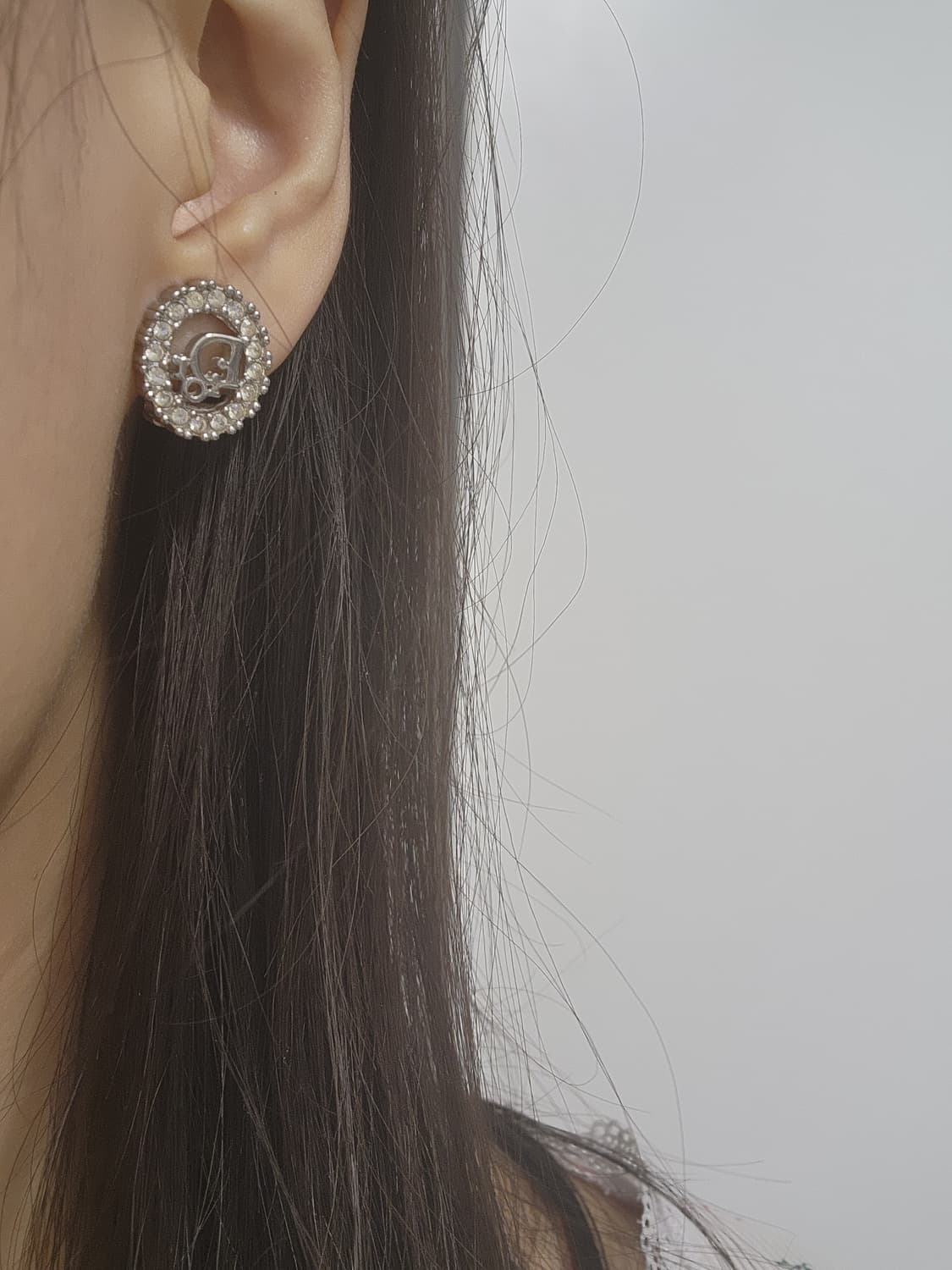 디올 스톤 귀찌 귀걸이 상품이미지3