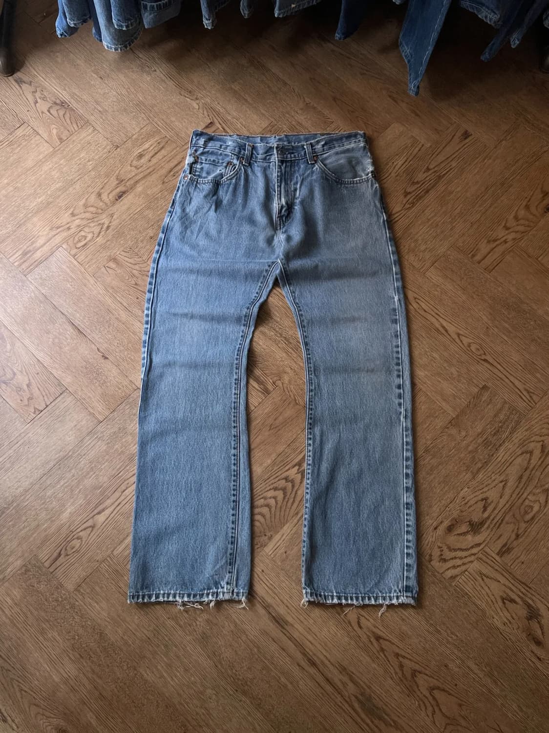 [32]리바이스 517 빈티지 데미지드 플레어핏 데님 팬츠 상품이미지1