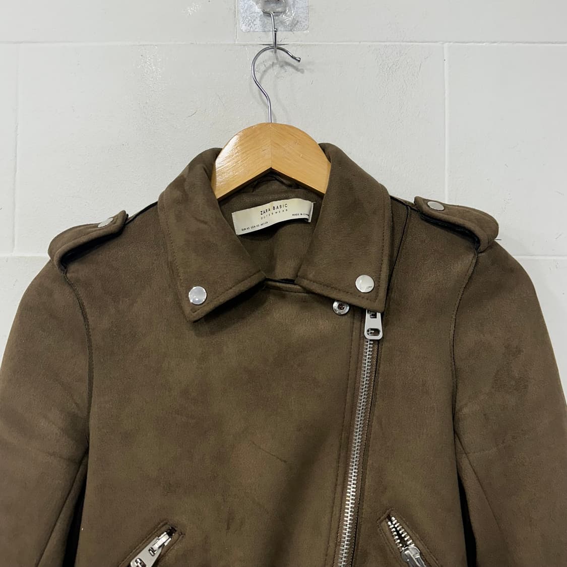 자라 스웨이드 라이더 자켓 상품이미지2