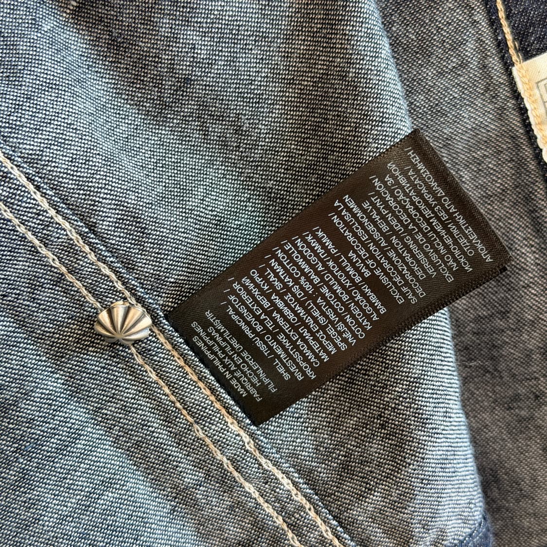 RRL 더블알엘 데님 웨스턴 셔츠 L (택제거 새상품) 상품이미지5